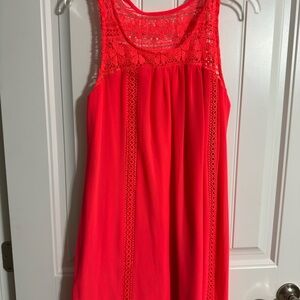 Bright crochet Sleeveless Dress